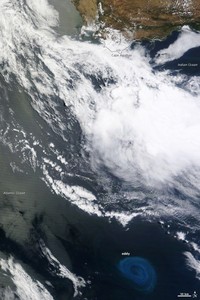 Deep ocean eddy showing position in relation to Africa photo copyright  SW taken at  and featuring the  class