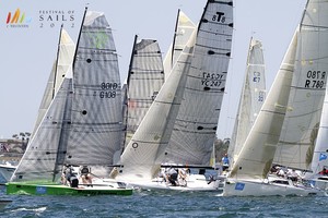 SAILING -  Festival Of Sails 2012, Royal Geelong Yacht Club, Geelong (AUS), 29/01/2012. Photo: Teri Dodds. Illuminated Event Hire Sports Boat Series photo copyright Teri Dodds/ Festival of Sails http://www.festivalofsails.com.au/ taken at  and featuring the  class
