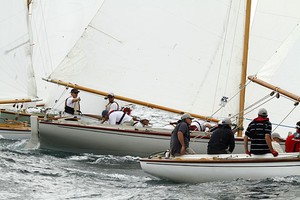 Division 1 entrant Romy, skippered by Nigel Abbott - GANT Portsea Cup 2012 photo copyright Teri Dodds http://www.teridodds.com taken at  and featuring the  class