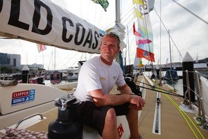 20120204 onEdition 2012©
Free for editorial use image, www.howiephoto.com/onEdition

Gold Coast Australia skipper, Richard Hewson.

After a week-long stopover in spectacular Singapore, the ten yachts taking part in the Clipper 11-12 Round the World Yacht Race set sail this morning from the exclusive Marina at Keppel Bay, where they have been based since last Saturday. 

They will race from Singapore to Qingdao, where they are expected to arrive between 22 and 24 February.

The sen photo copyright www.howiephoto.com/onEdition taken at  and featuring the  class
