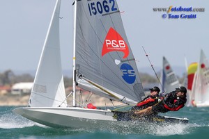 Ben Schultz/Phil Bowley AUS - International Fireball World Championship 2012 photo copyright Tom Gruitt/Fotoboat taken at  and featuring the  class