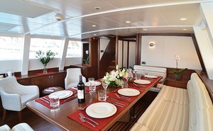 Kestrel 106 dining photo copyright  SW taken at  and featuring the  class