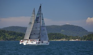 Mount Gay Rum 2012 Neptune Regatta. IRC racing in front of Neptune Island. photo copyright Guy Nowell/ Mt Gay Rum Neptune Regatta taken at  and featuring the  class