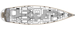 Oyster 625 - one of the many layouts photo copyright  SW taken at  and featuring the  class