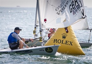 Paul Goodison (GBR) took home the gold medal in Lasers - Miami OCR 2012 photo copyright  Rolex/Daniel Forster http://www.regattanews.com taken at  and featuring the  class