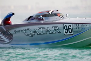 Qualifying session - Pearl of Qatar Grand Prix 2012 photo copyright Class 1 World Powerboat Championship http://www.class-1.com taken at  and featuring the  class