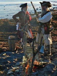 Recreation of pirates in Liverpool, NS photo copyright Latonia Hartery taken at  and featuring the  class
