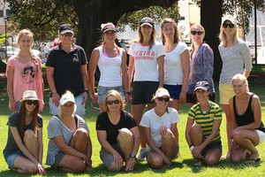 Competitors in queen of the harbour - 18ft Skiffs Queen of the Harbour photo copyright Frank Quealey /Australian 18 Footers League http://www.18footers.com.au taken at  and featuring the  class