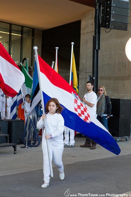 470 World Championships 2012 - Opening Ceremonies &copy; Thom Touw http://www.thomtouw.com