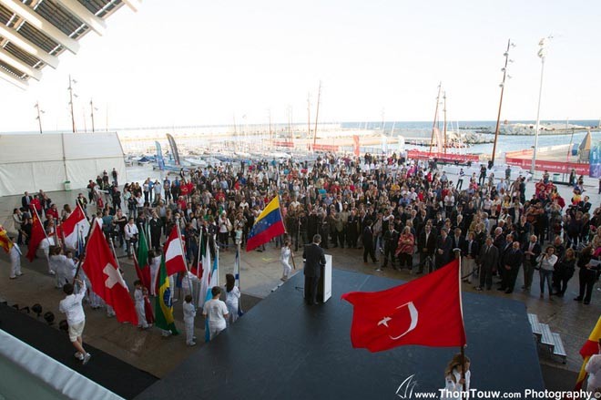 470 World Championships 2012 - Opening Ceremonies &copy; Thom Touw http://www.thomtouw.com