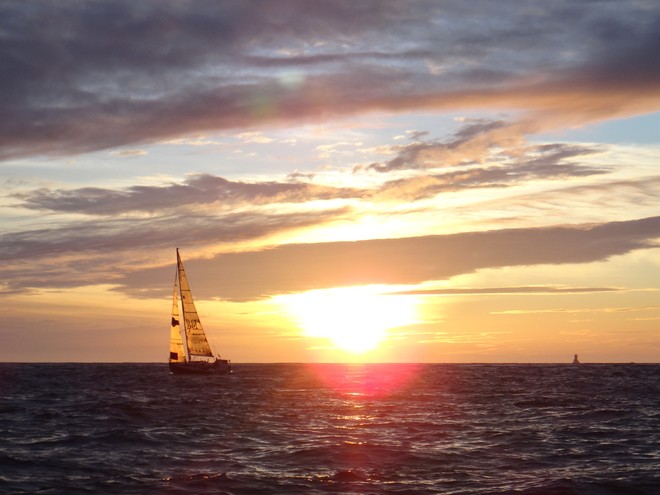 An image from leg 1  - La Solitaire du Figaro 2012 © Artemis Offshore Academy www.artemisonline.co.uk