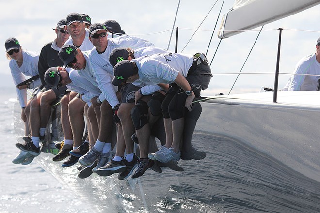 Hooligan&rsquo;s crew had a great day and sailed well, again. Well done. - Sail Port Stephens &copy;  John Curnow