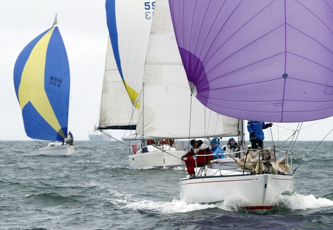 Nouannie leads Spirit of Freya and Wild Child. - Australian Women’s Keelboat Regatta ©  Alex McKinnon Photography http://www.alexmckinnonphotography.com
