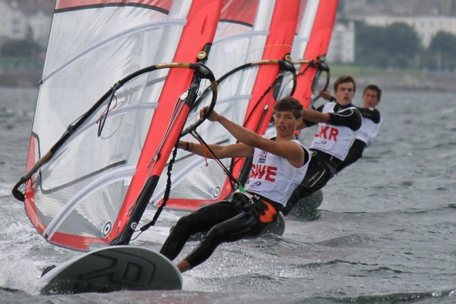 RS:X - Day 2 Four Star Pizza ISAF Youth Sailing World Championship © ISAF Youth Worlds http://www.isafyouthworlds.com