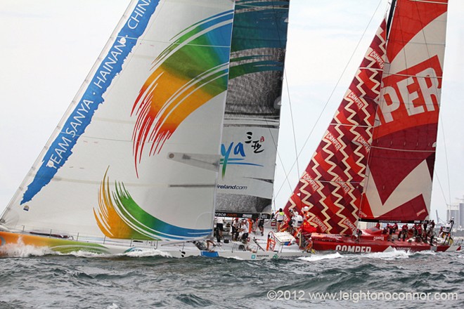 Volvo Ocean Race 2011-12 In-Port Race in Miami © Leighton O'Connor http://www.leightonphoto.com/