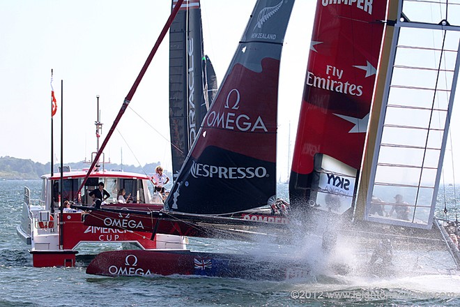 America’s Cup World Series Day 3 in Newport, RI) © Leighton O'Connor http://www.leightonphoto.com/