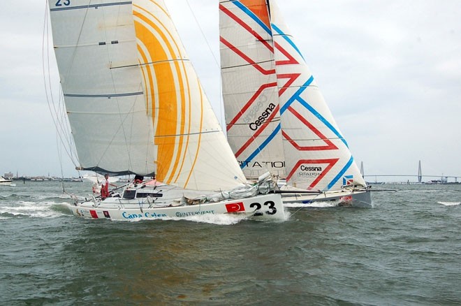 Global Ocean Race 2011-12 Leg 5 start in Charleston &copy; Global Ocean Race http://globaloceanrace.com