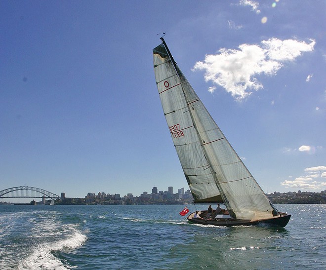 Square top mainsail shows that the vessel is about business, just as much as pleasure. - Ringle 39 ©  John Curnow