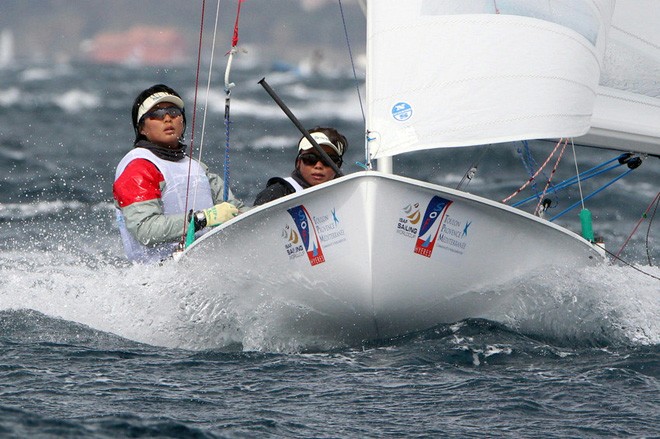 Semaine Olympique Francaise 2012 - 470 Women © Thom Touw http://www.thomtouw.com