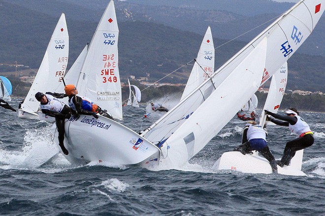 Semaine Olympique Francaise 2012 - 470 Women © Thom Touw http://www.thomtouw.com