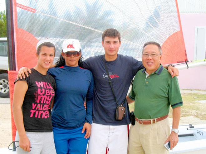 Team Cuba: Sanlay Castro, Coach Maricela Duarte Sanchez, Lester Hernandez Martinez and Teo Ping Low. © Byte Class http://bytechamps.org/