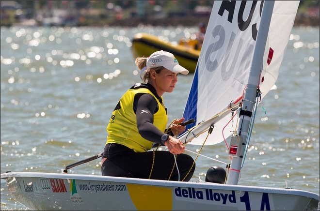 Krystal Weir, Laser Radial - Delta Lloyd Regatta 2012 © Thom Touw http://www.thomtouw.com