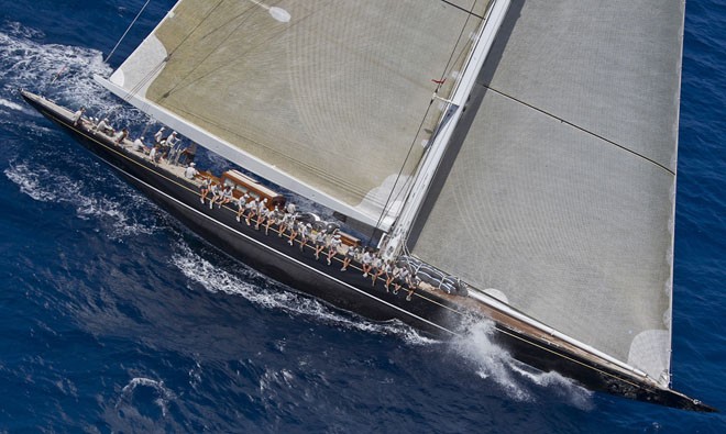 Loro Piana Caribbean Superyacht Regatta & Rendezvous 2012<br />
Race Day 1: HANUMAN &copy; Carlo Borlenghi / www.carloborlenghi.com