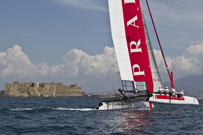 Luna Rossa AC45 training in Naples © Carlo Borlenghi / www.carloborlenghi.com