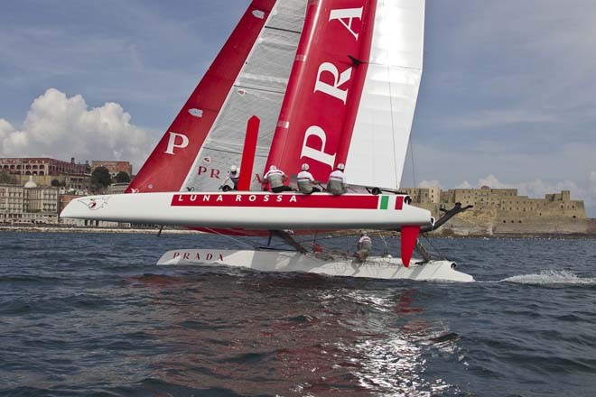 Luna Rossa AC45 training in Naples © Carlo Borlenghi / www.carloborlenghi.com
