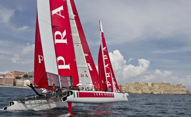 Luna Rossa AC45 training in Naples © Carlo Borlenghi / www.carloborlenghi.com