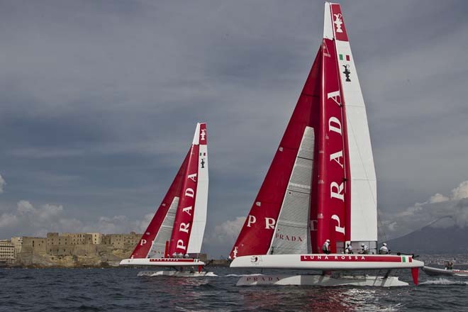 Luna Rossa AC45 training in Naples © Carlo Borlenghi / www.carloborlenghi.com