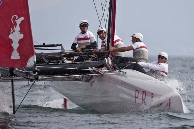 Luna Rossa AC45 training in Naples © Carlo Borlenghi / www.carloborlenghi.com
