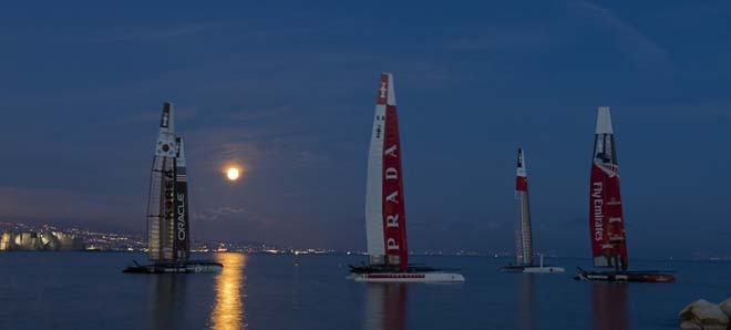 Luna Rossa AC45 training in Naples © Carlo Borlenghi / www.carloborlenghi.com