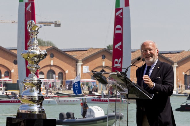 Arzanà Trophy City of Venice Opening ceremony<br />
Giorgio Orsoni (Major of Venice City) © Carlo Borlenghi http://www.carloborlenghi.com