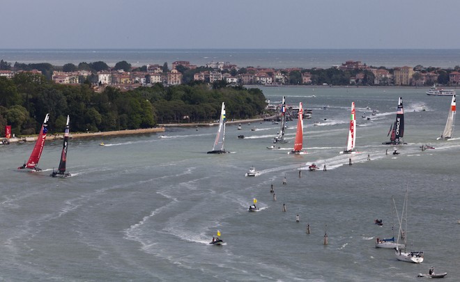 Fleet race - Arzanà Trophy City of Venice 2012 © Luna Rossa/Studio Borlenghi