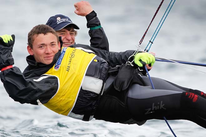 Andy Sinclair and Joshua Potts,Spitfire GBR 109 - RYA Volvo Youth Nationals 2012 &copy;  Paul Wyeth / RYA http://www.rya.org.uk