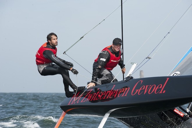 Title defenders Heemskerk/Tentij had a good day - Texel Dutch Open 2012 © Bootinbeeld.nl
