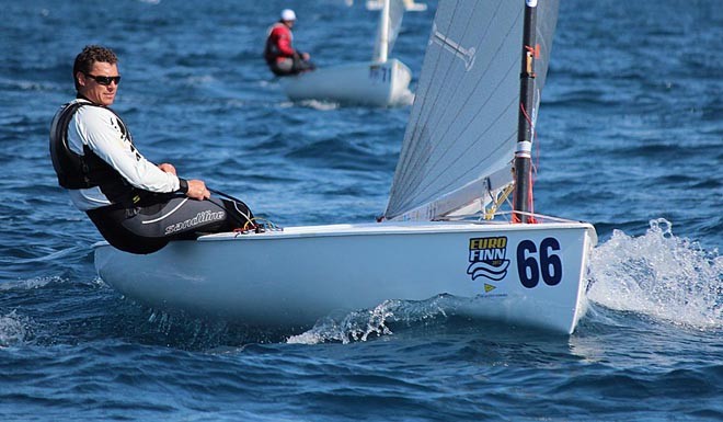 Vasilij Zbogar - 2012 Finn Junior and Senior European Championship Day 1 © Robert Deaves/Finn Class http://www.finnclass.org