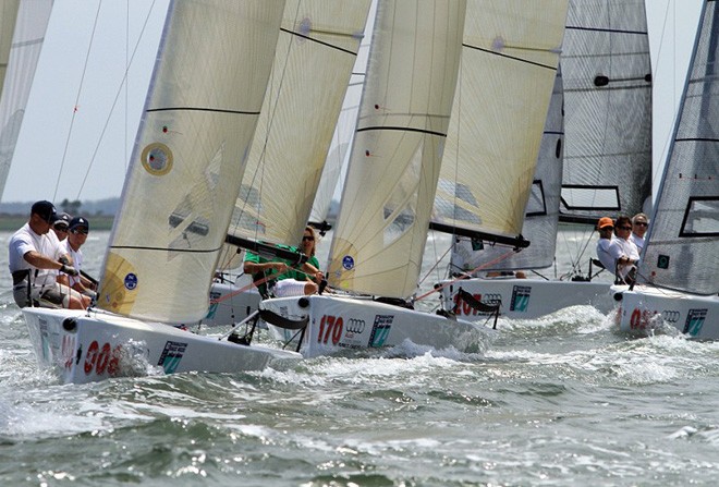 Audi Melges 20 Fleet at Sperry Top-Sider Charleston Race Week ©  2012 JOY