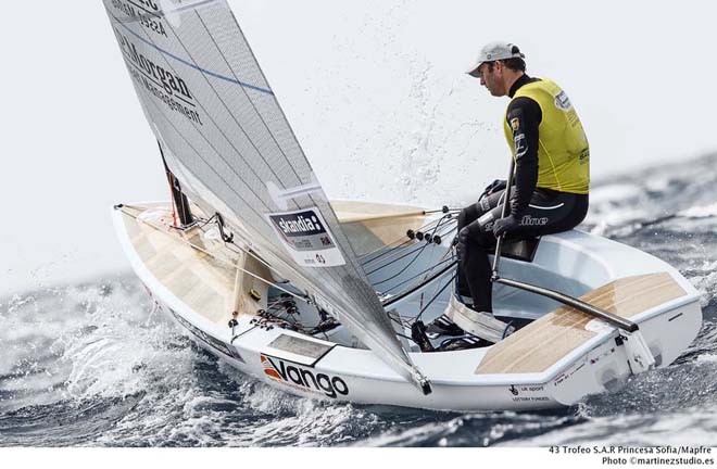 Ainslie on day 5 in borrowed boat &copy; MartinezStudio.es http://www.rc44.com