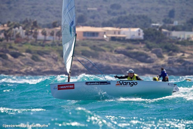 Ben Ainslie in action - 43 TROFEO S.A.R. PRINCESA SOFIA MAPFRE Finn fleet &copy; Jesus Renedo / Sofia Mapfre http://www.sailingstock.com