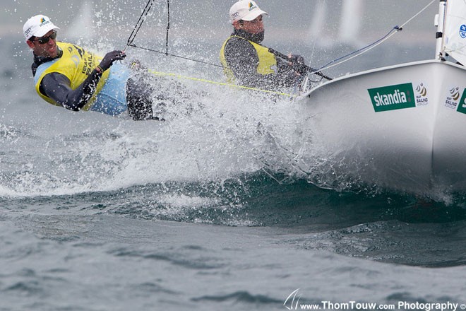 Skandia Sail for Gold Regatta 2012 - Belcher and Page © Thom Touw http://www.thomtouw.com