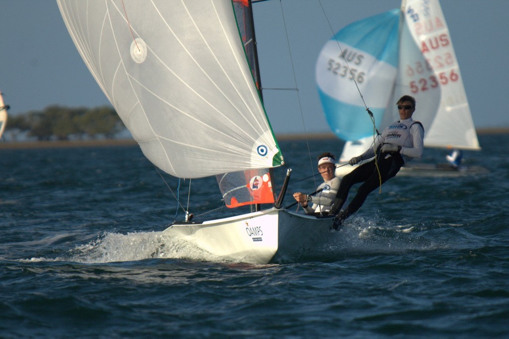 AUS 1407 Crunchie - Harry Price and Nathan Edwards, NSW Youth Sailing Team - 2012 AUS Mid-Winter Youth Championships © David Price