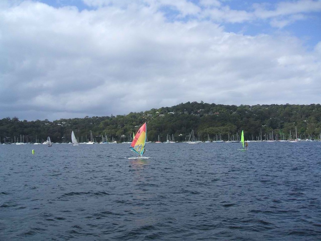 Seven out of seven bullets. Rob Howard - out in front.  - NSW Windsurfer One design State Championships © stephen barton