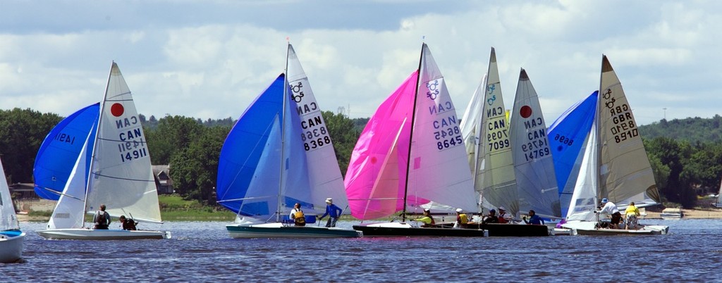 505's and Fireballs Mix It Up On Charlie Course - Nepean One Design Regatta 2012 photo copyright Blitzen Photography taken at  and featuring the  class