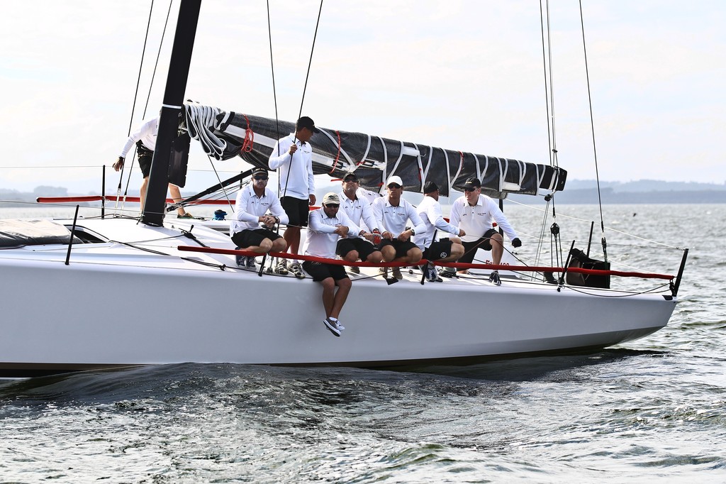 Ichi Ban runs aground during Performance Racing 2012 Sail Port Stephens Regatta, Day 5 © Matt King /Sail Port Stephens 2012