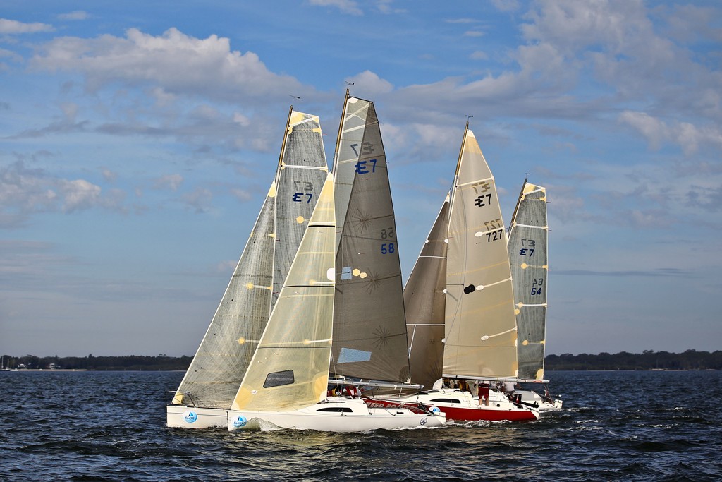 Elliott 7 Class 2012 Sail Port Stephens Regatta hosted by Corlette Point Sailing Club Day 5. Picture by Matt King Sail Port Stephens Media Event photo copyright Matt King /Sail Port Stephens 2012 taken at  and featuring the  class