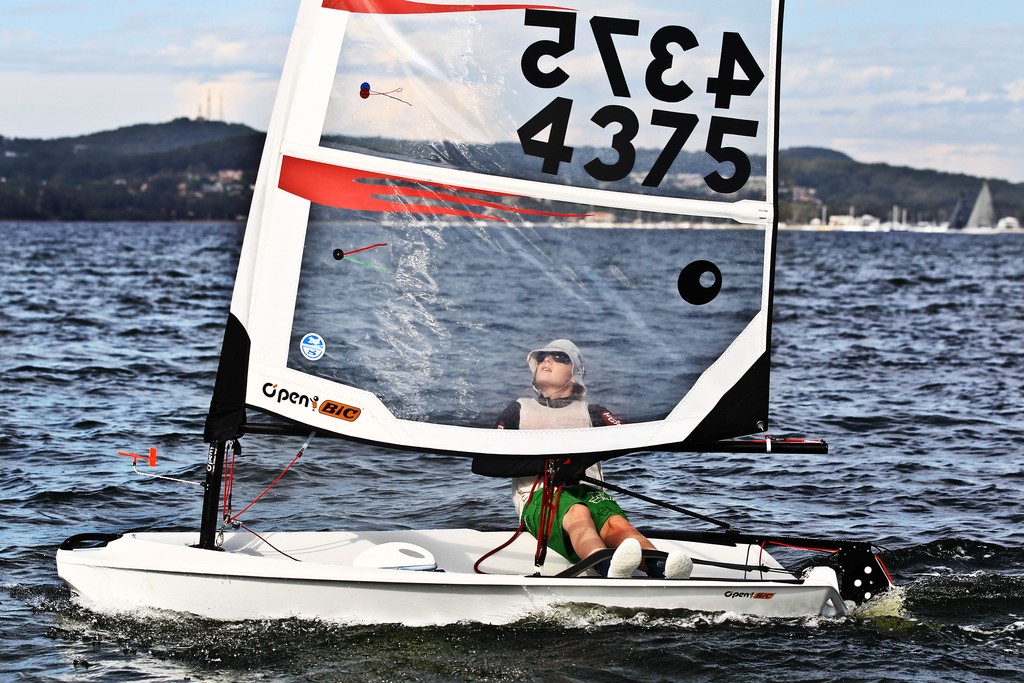 Junior Regatta Racing during 2012 Sail Port Stephens Regatta hosted by Corlette Point Sailing Club Day 5. Picture by Matt King Sail Port Stephens Media Event photo copyright Matt King /Sail Port Stephens 2012 taken at  and featuring the  class