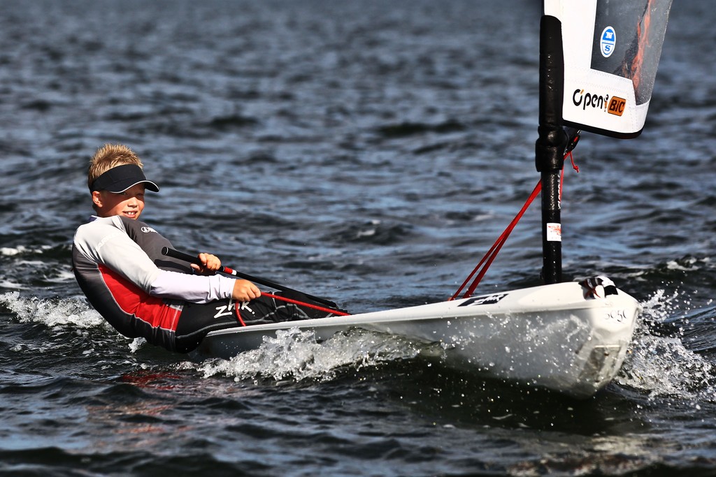 Junior Regatta Racing during 2012 Sail Port Stephens Regatta hosted by Corlette Point Sailing Club Day 5. Picture by Matt King Sail Port Stephens Media Event photo copyright Matt King /Sail Port Stephens 2012 taken at  and featuring the  class