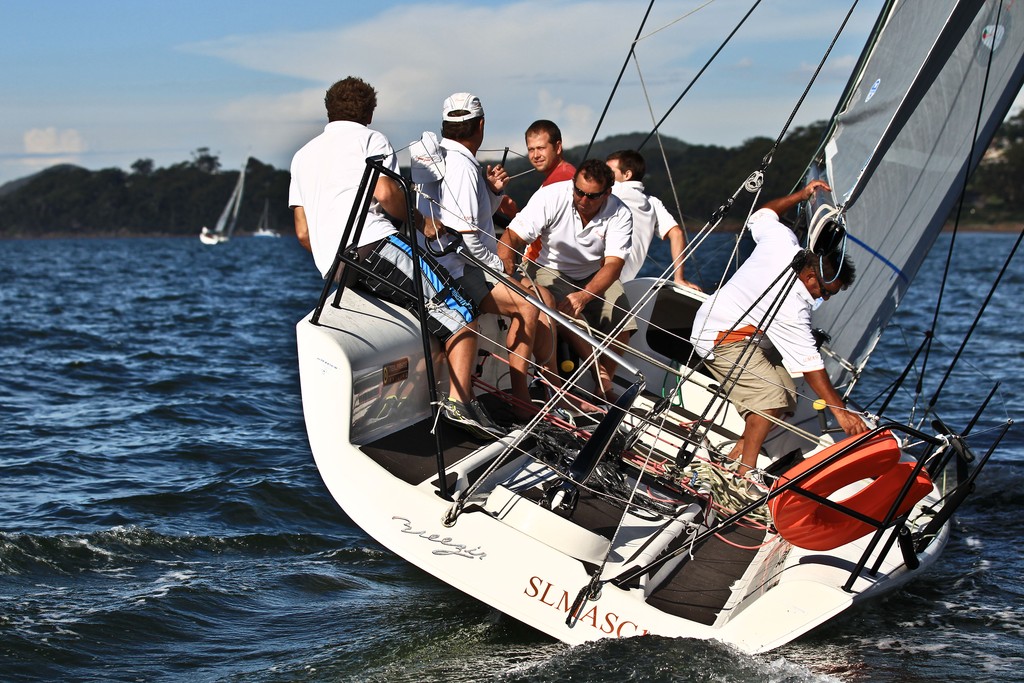 ’Breezin’ races in the Performance Racing Class during 2012 Sail Port Stephens Regatta,Day 5.  © Matt King /Sail Port Stephens 2012